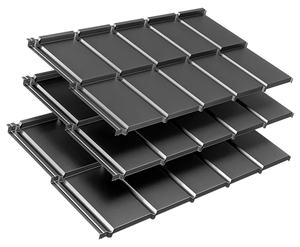Țiglă metalică modulară